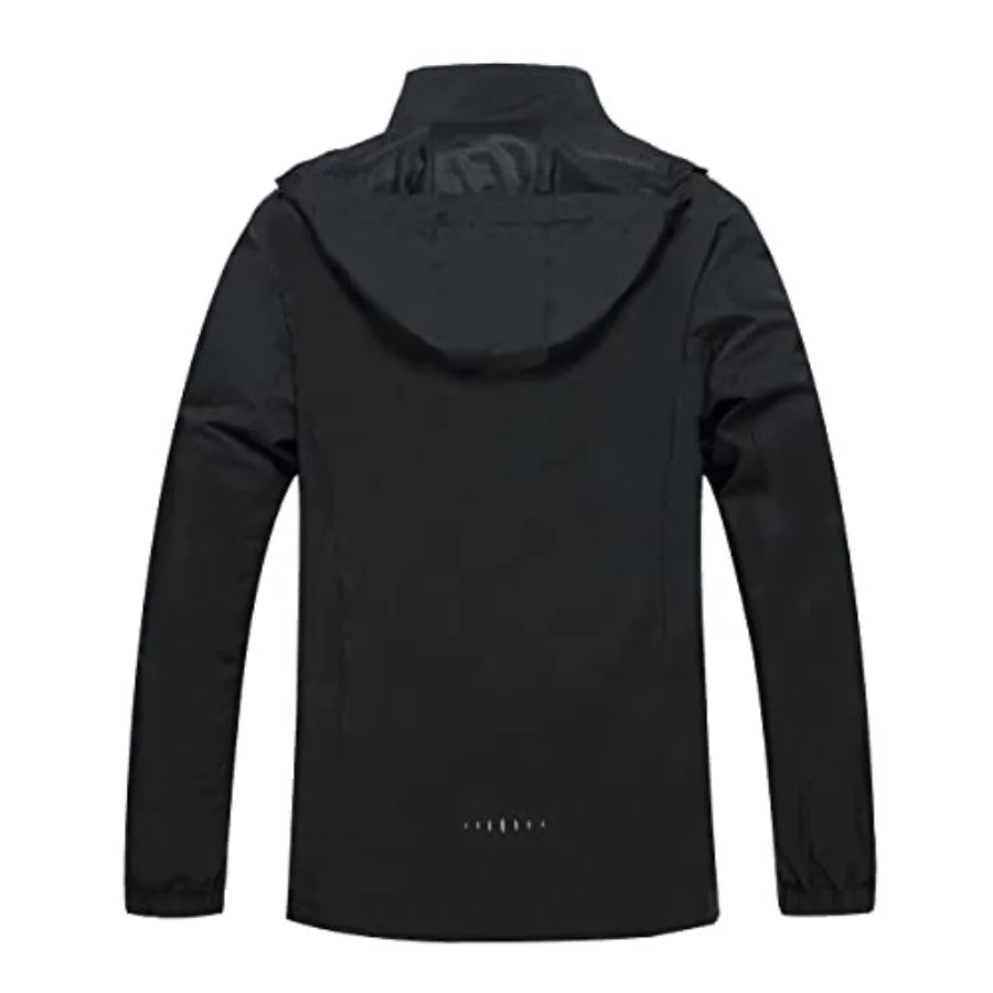 Lightweight Waterproof Hooded Rain Jacket For Hiking And Outdoor Use