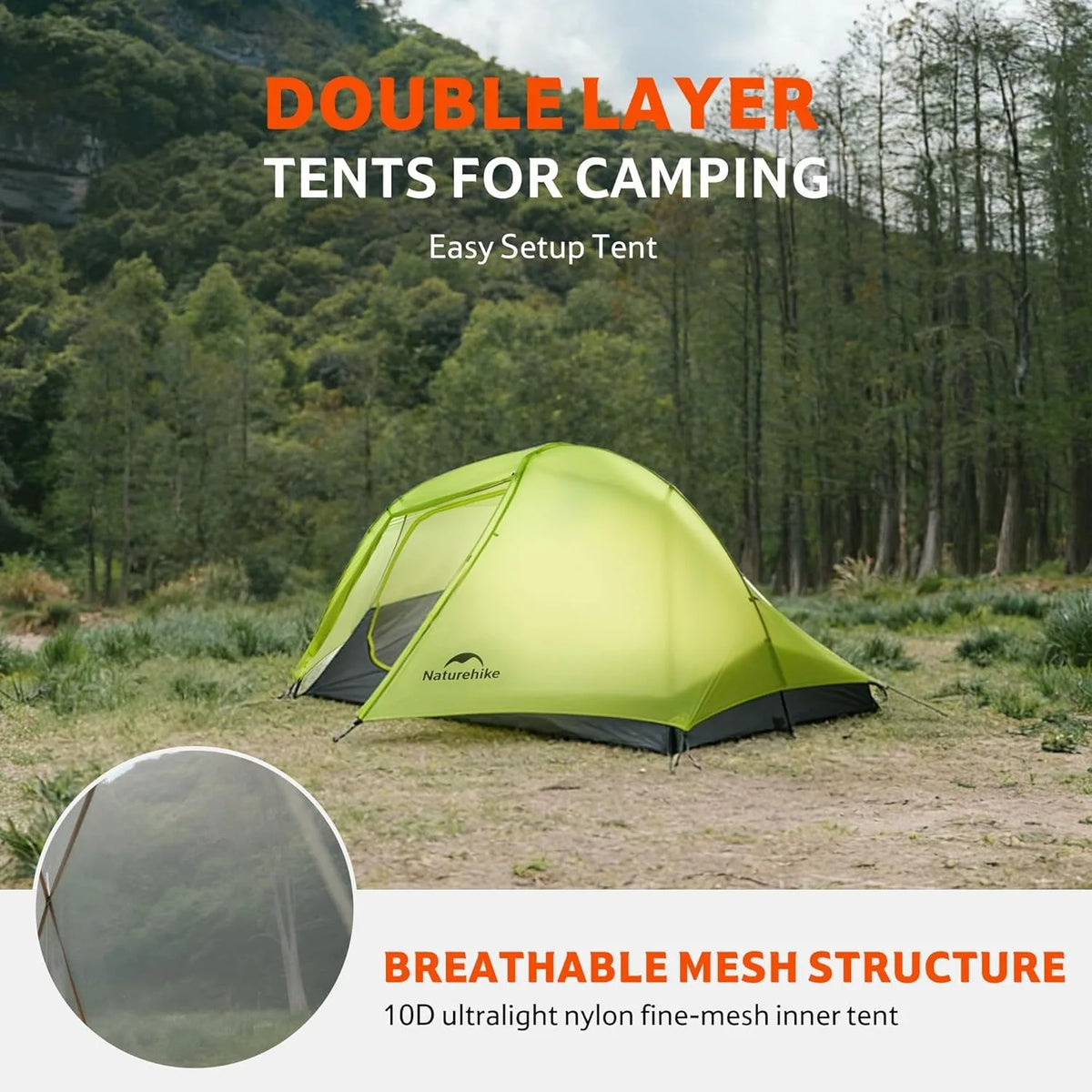 Naturehike Star Trail EXT Ultralight Waterproof Backpacking Tent