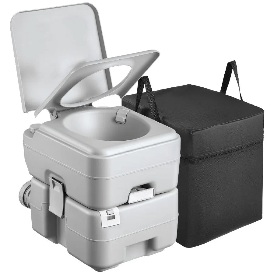 Portable Camping Toilet With Detachable Waste Tank For Outdoor Travel
