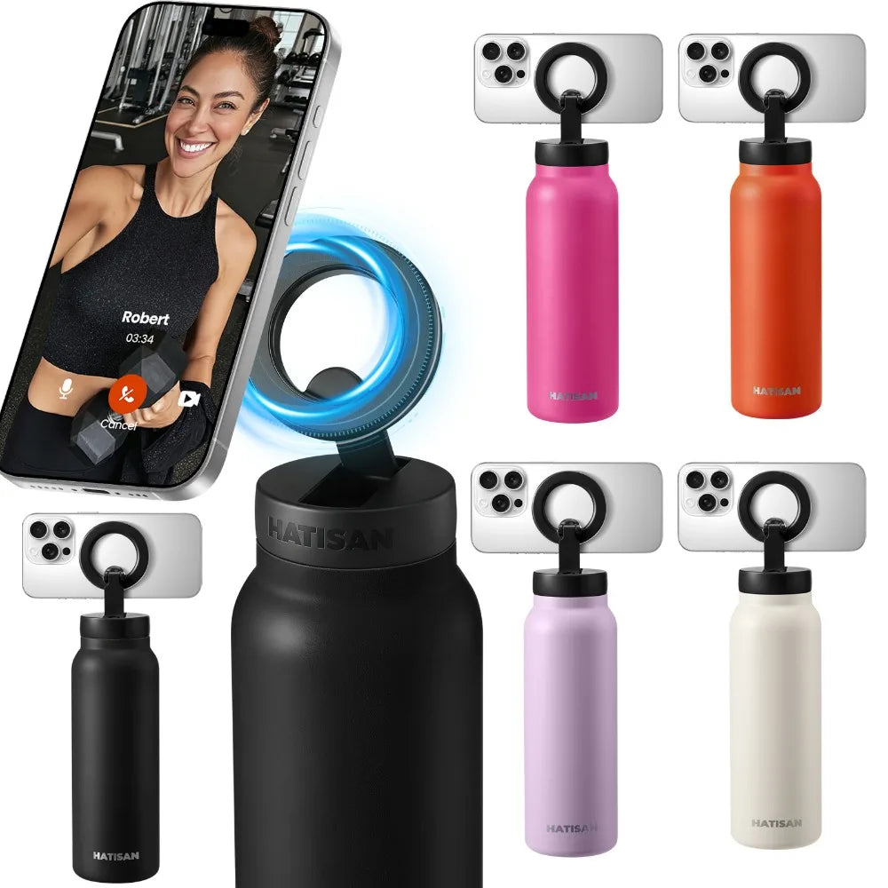 HATISAN Stainless Steel Insulated Vacuum Flask for Drinks