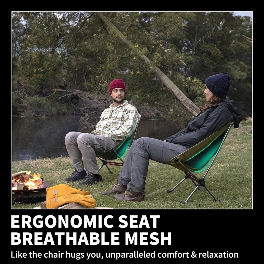 Naturehike Ultralight Folding Camping Chair With Anti Sink Feet