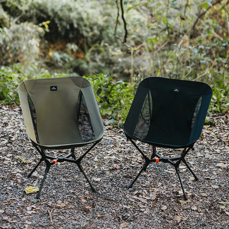 Naturehike Ultralight Folding Camping Chair Aluminum Alloy Fishing Chair 200kg Load Portable Compact Backpacking Hiking Chair
