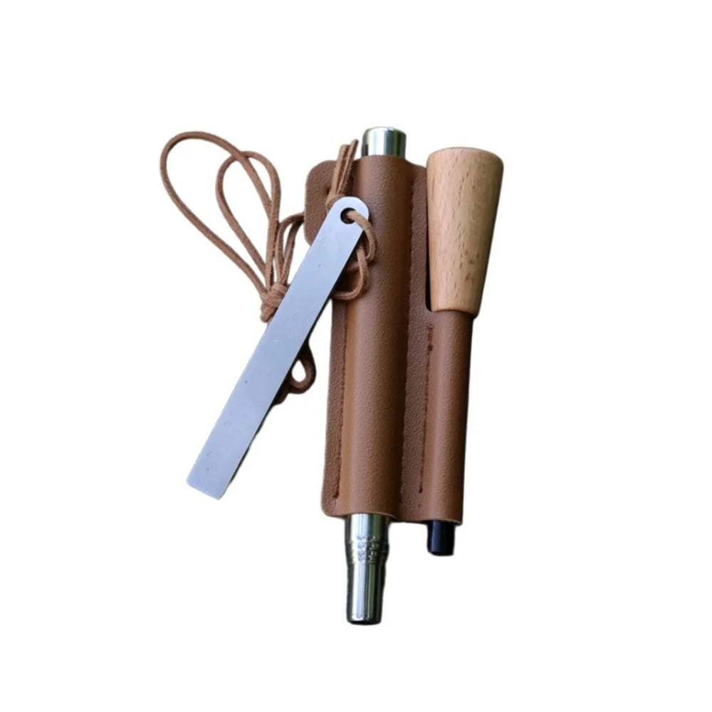 Iron Magnesium Fire Starter Kit for Waterproof Camping and Hiking