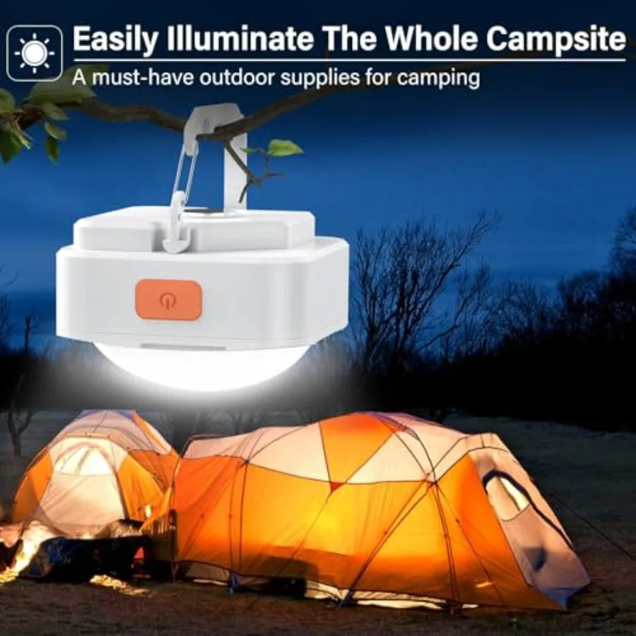 Rechargeable Portable LED Camping Lantern Mini Flashlight for Camping Gear