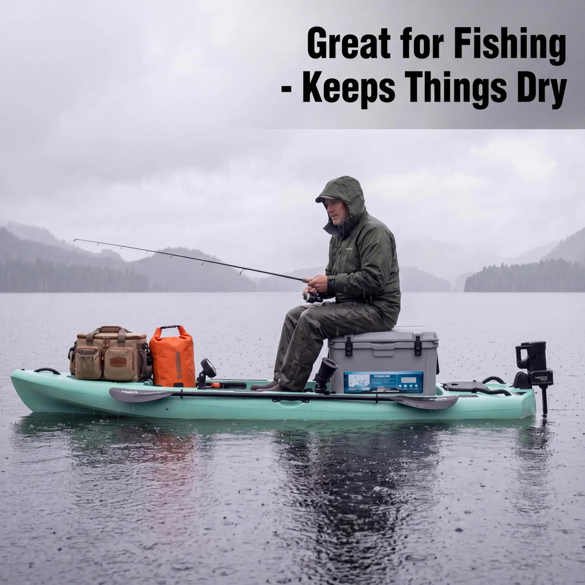 Extra Thick Insulated Portable Camping Cooler With Extended Ice Retention