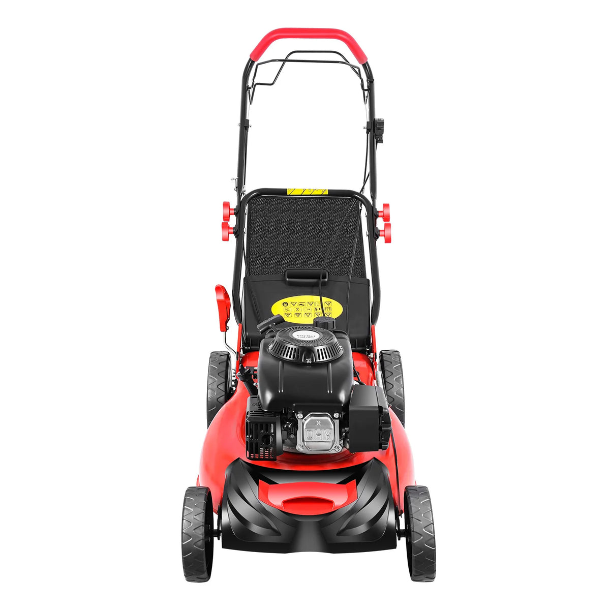 Self-Propelled Gas Lawn Mower 140cc 4-Stroke OHV Engine 20in Cutting Width 8-Height Adjustable 60L Grass Catcher