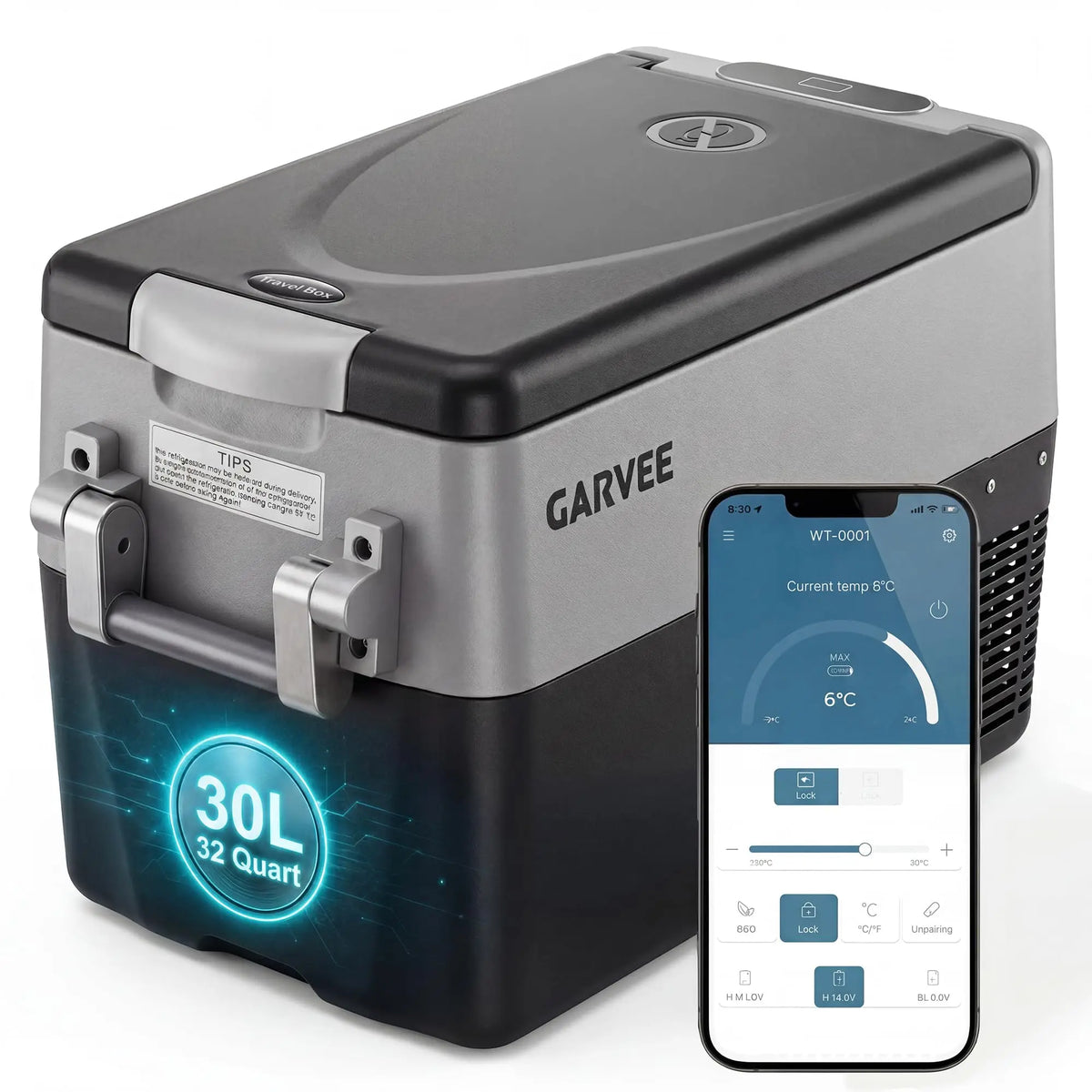 HiMISS Portable Dual Zone Car Refrigerator Freezer