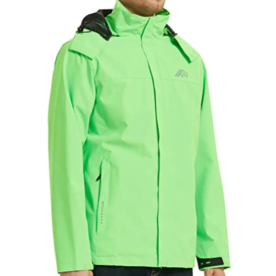 OTU Women's Lightweight Waterproof Hooded Outdoor Rain Jacket