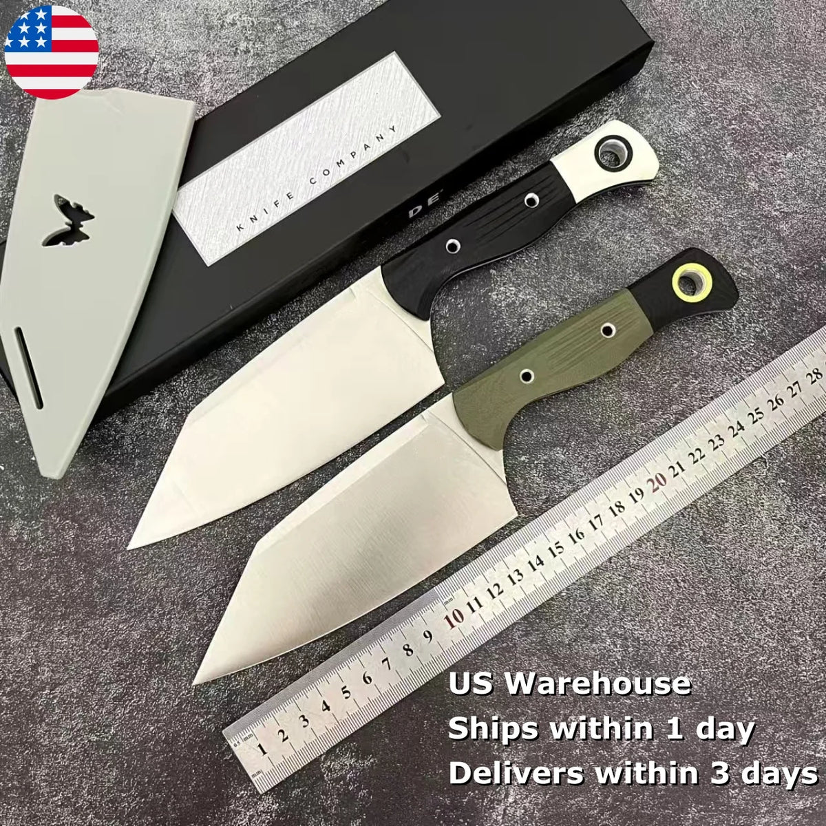 BM4010 Fixed Blade Knife CPM 154 Steel Spear Point Micarta Handle Camping Knife with Sheath for Industrial DIY Grade OEM