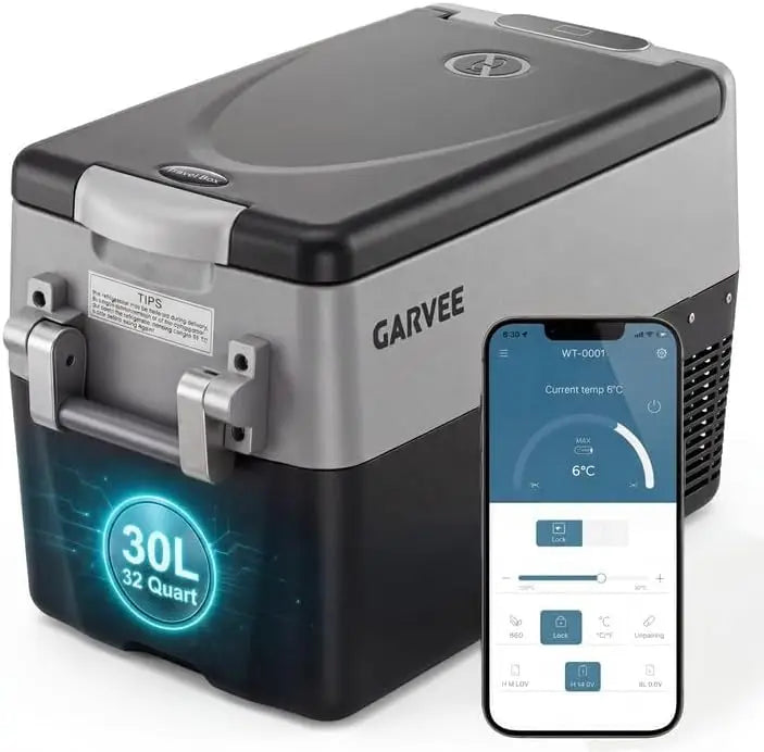 Studyset Dual Zone Portable Car Refrigerator Freezer With App Control