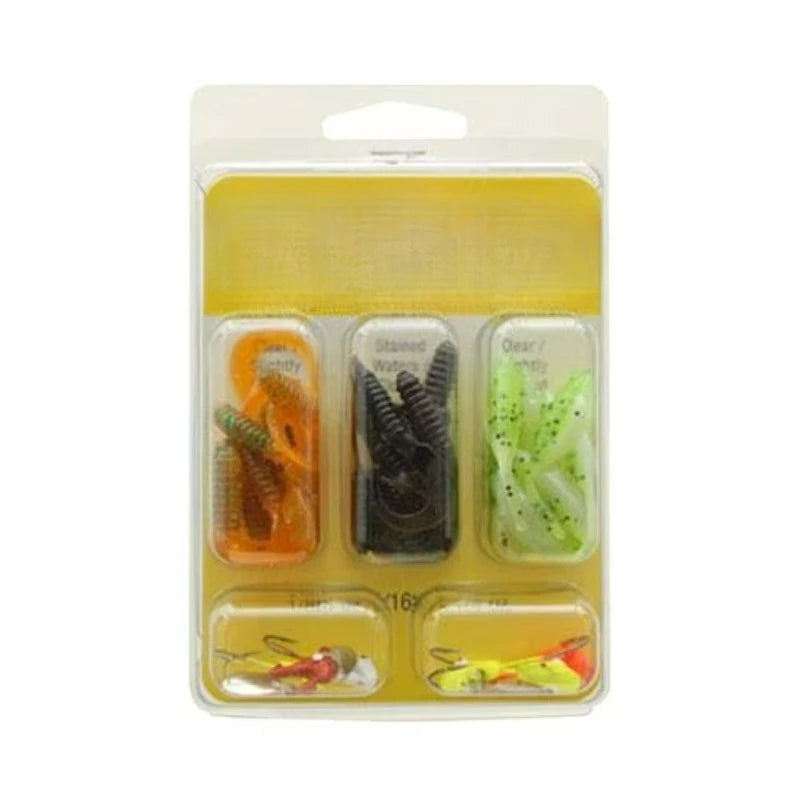 36 Piece Carbon Steel Underspin Fishing Lure Jig Kit