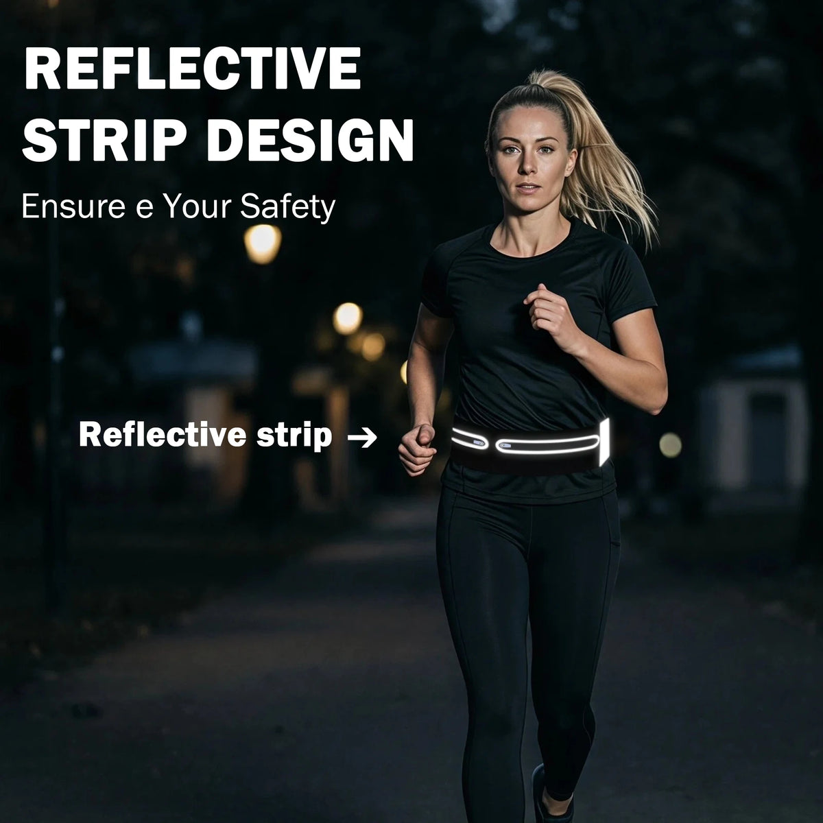 Outdoor Sports Waist Bag And Upf 50 Breathable Arm Sleeves
