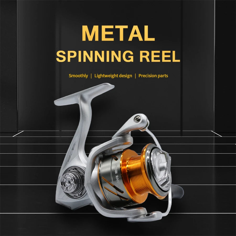 ROOBLINOS TC Spinning Fishing Reel With Stainless Shaft And Bearings