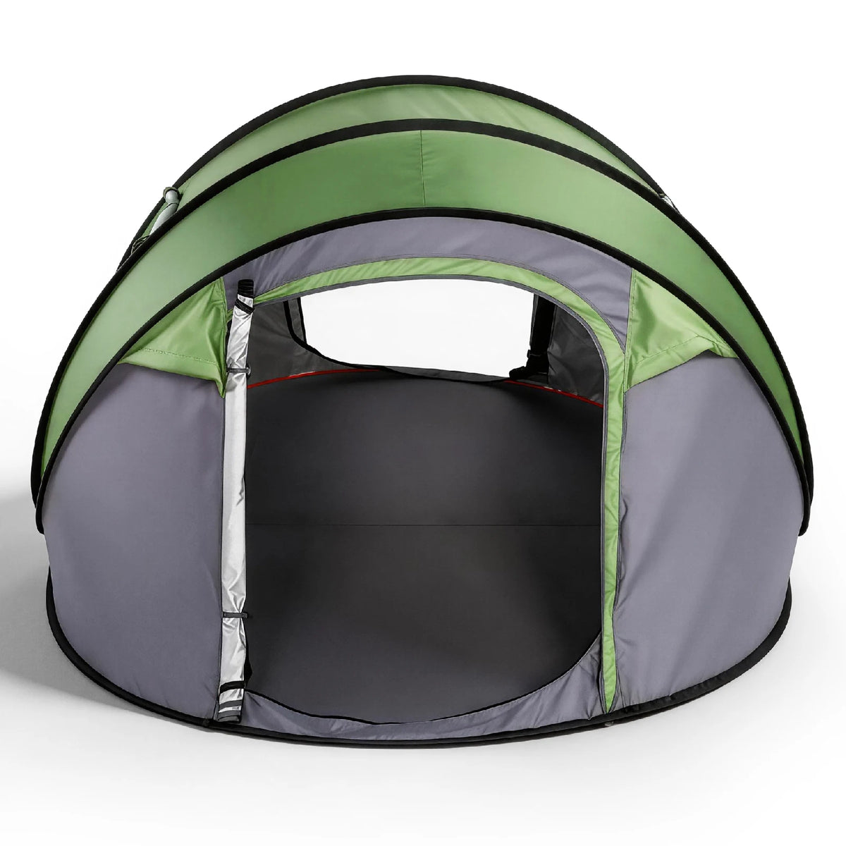 Instant Pop Up Waterproof Family Camping Tent With Front Awning