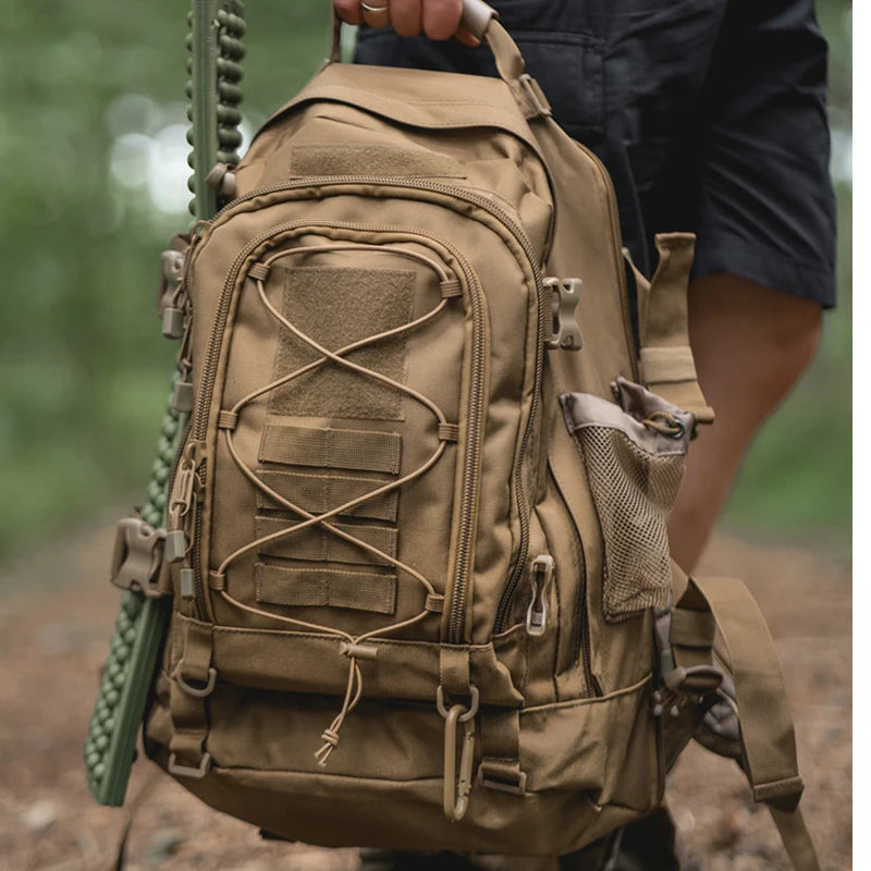 LQARMY Nylon Tactical Backpack For Outdoor Hiking And Camping