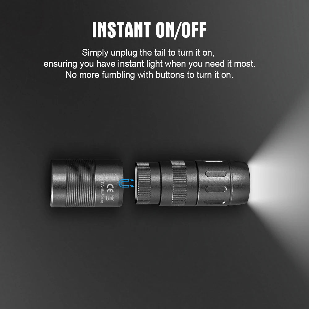 TrustFire Portable Magnetic Rechargeable LED EDC Flashlight