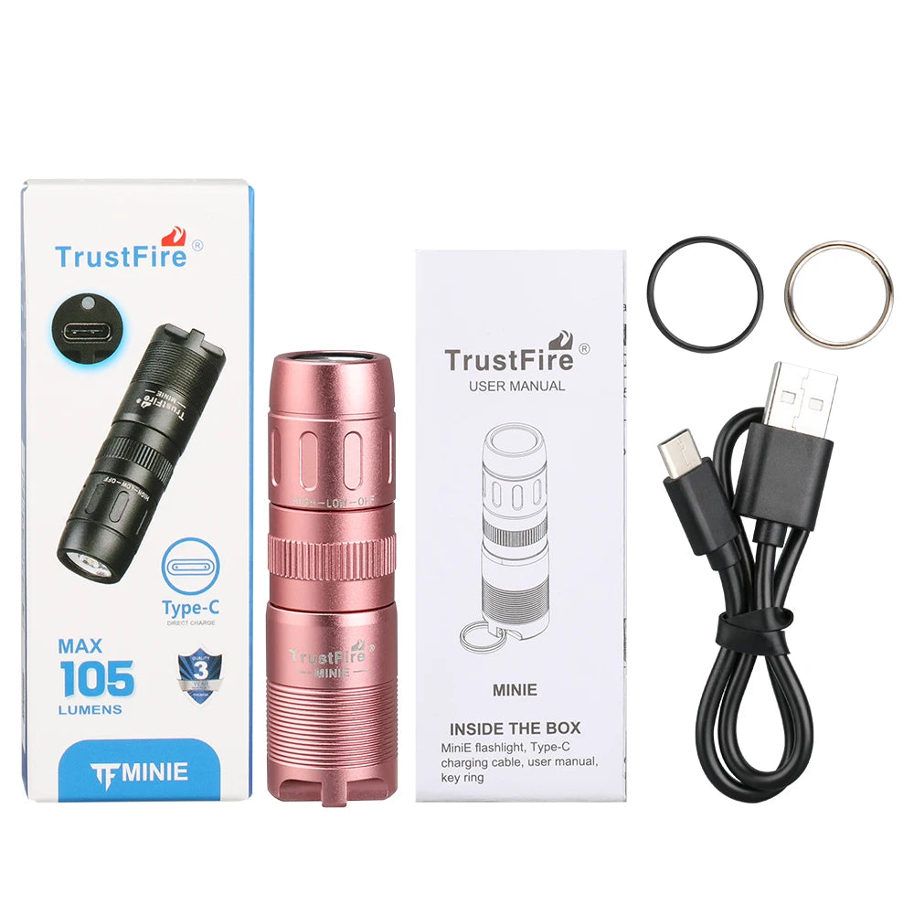 TrustFire Portable Magnetic Rechargeable LED EDC Flashlight