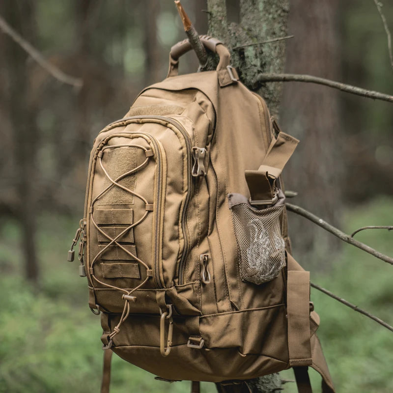LQARMY Nylon Tactical Backpack For Outdoor Hiking And Camping
