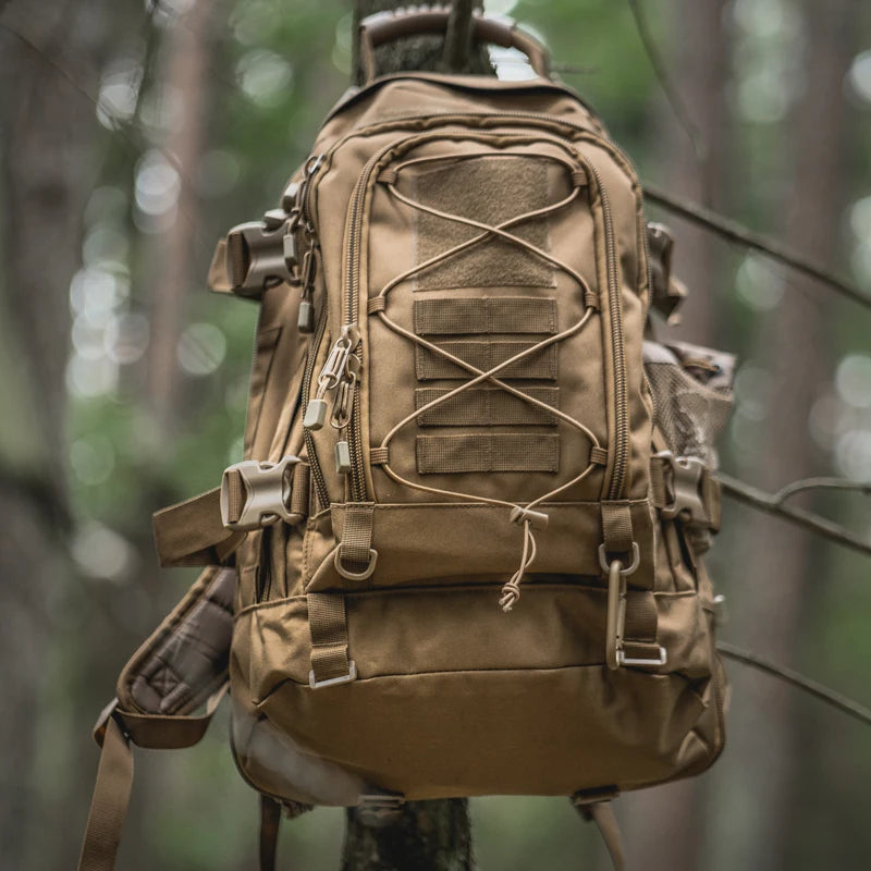 LQARMY Nylon Tactical Backpack For Outdoor Hiking And Camping