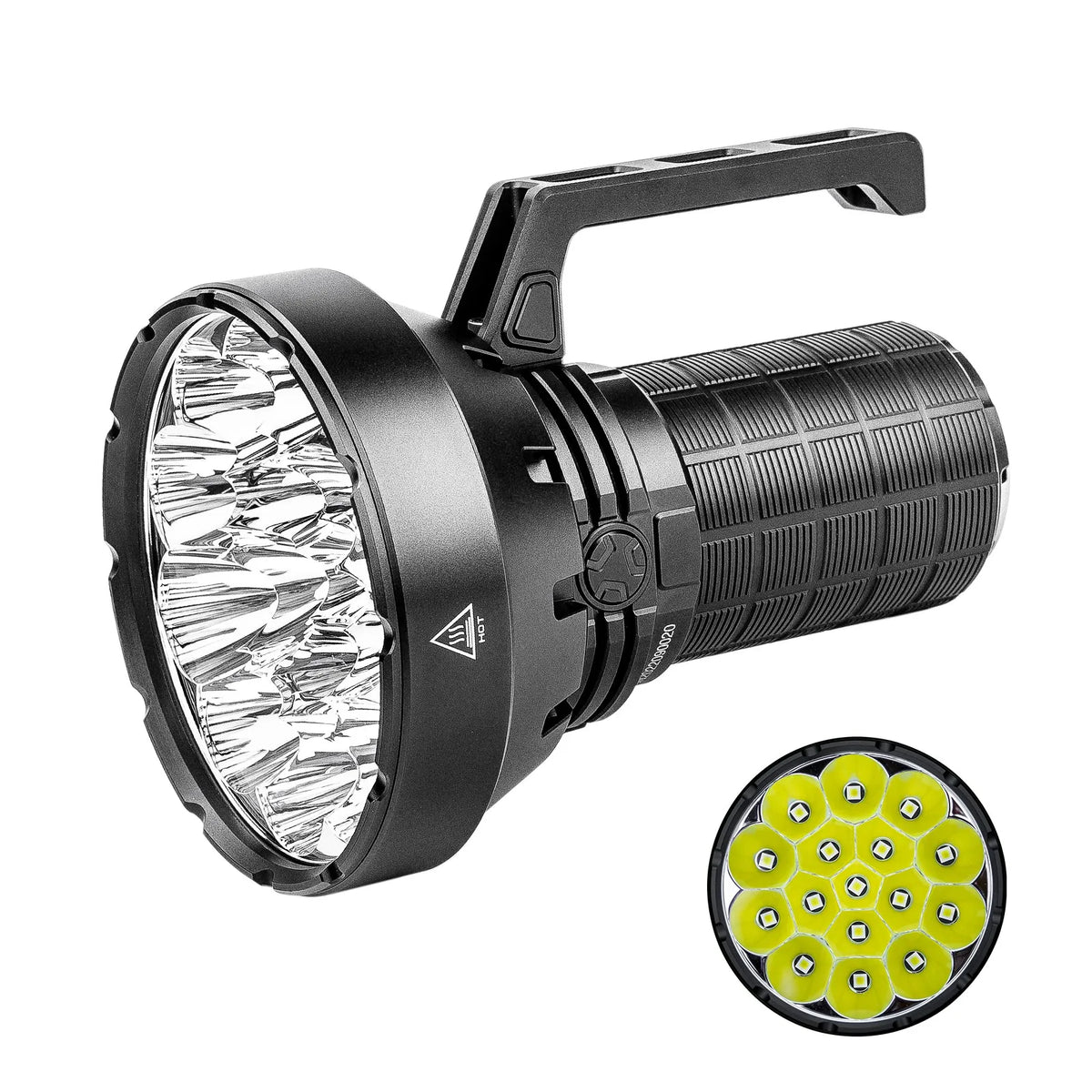 IMALENT SR16 55000 Lumen Tactical Flashlight Rechargeable Zoom Searchlight