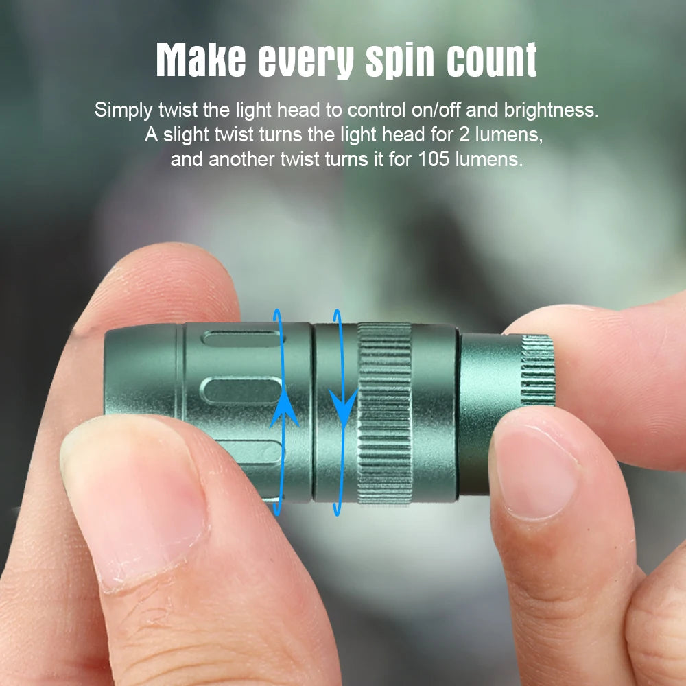 TrustFire Portable Magnetic Rechargeable LED EDC Flashlight