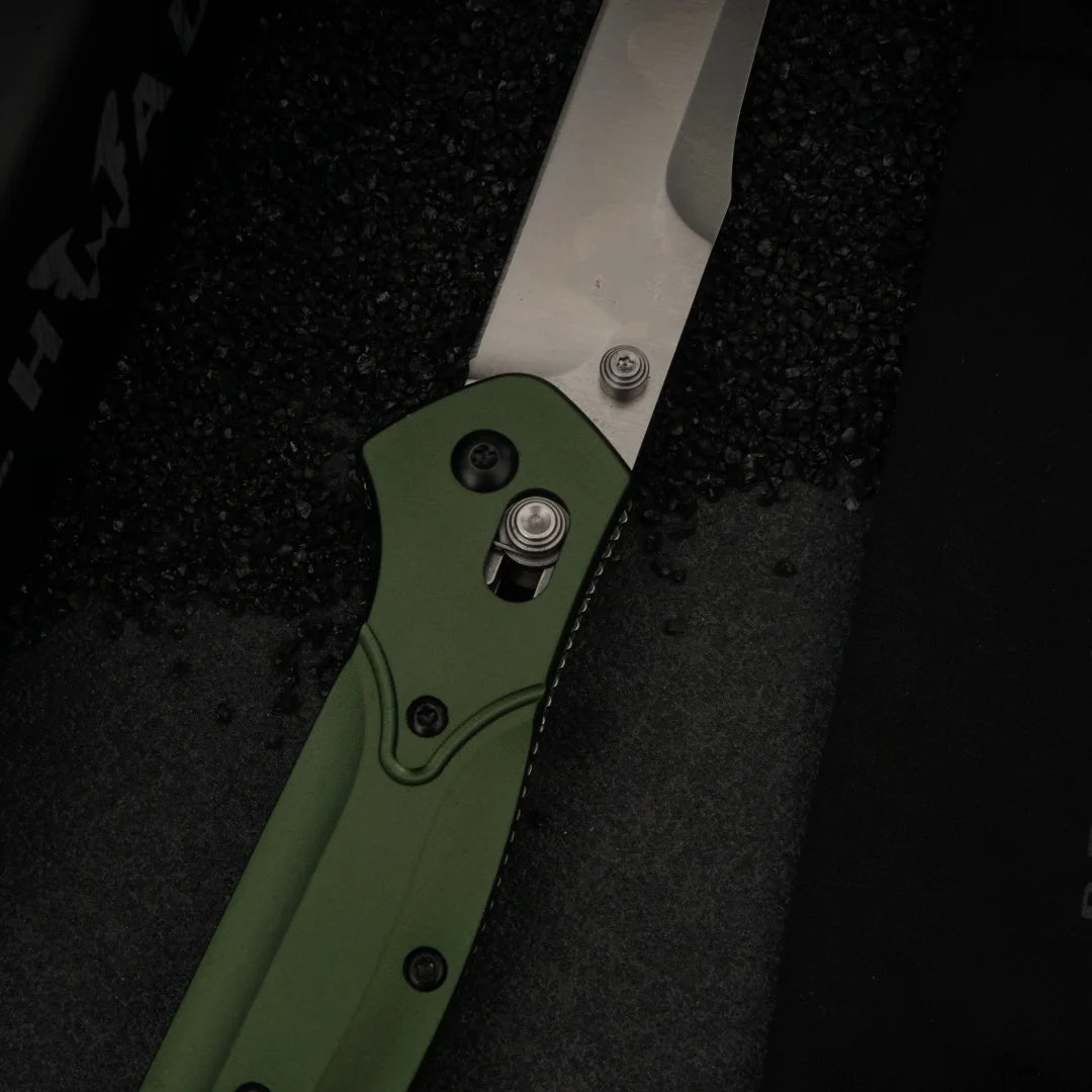 Osborne Bm940 Stainless Steel Drop Point Folding Knife With Aluminum Handle
