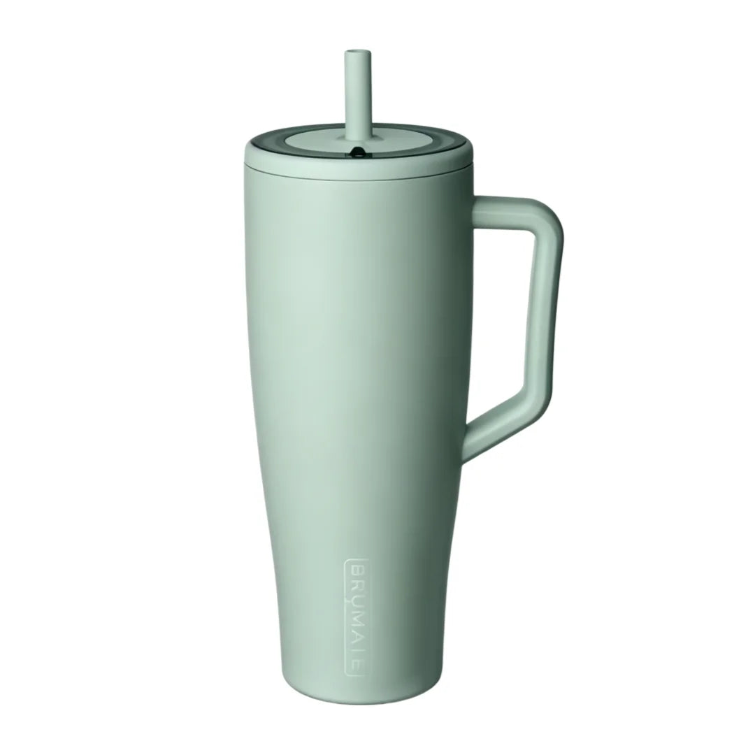 BruMate Insulated Stainless Steel Travel Tumbler With Straw