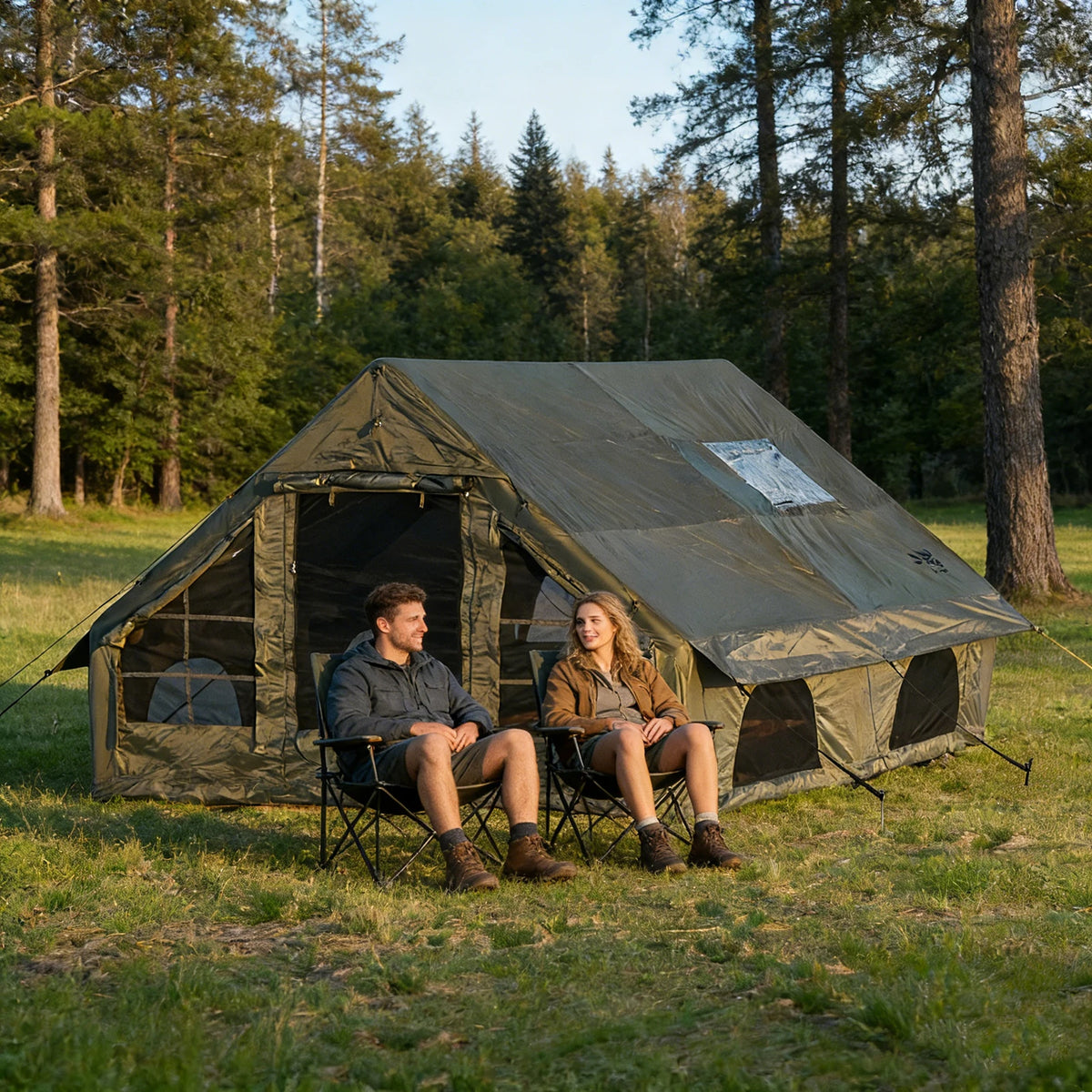 Pakicetus Weather Resistant Inflatable Glamping Tent