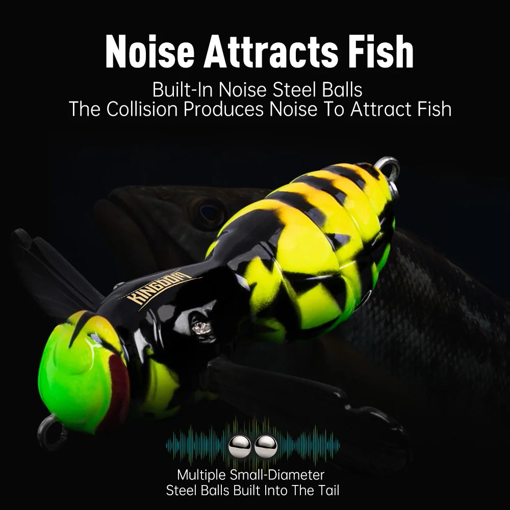 Kingdom 3pcs Fishing Lures Artificial Bait 4.2g 40mm 6.6g 48mm Floating Insect Bionic Swimbaits Wobblers Hard Baits For Bass Pike Fishing
