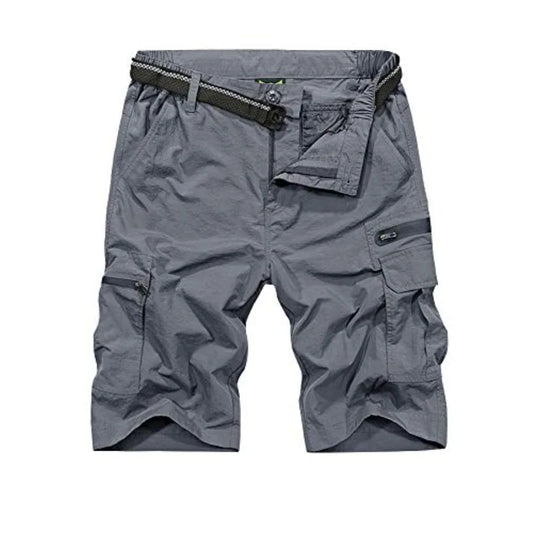 Mens Water Resistant Quick Dry Expandable Waist Hiking Shorts