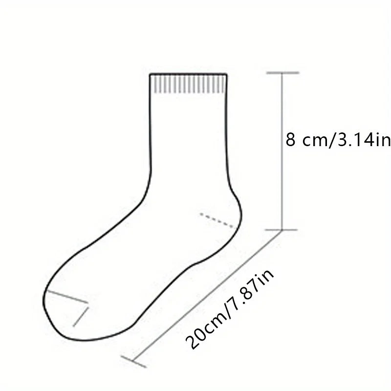 Women Pleated Mid Calf Socks Soft Polyester Everyday Comfort