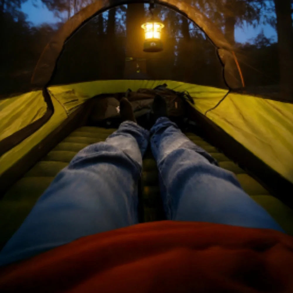 Night Cat Outdoor Hammock Tent With Mosquito Net And Rainfly