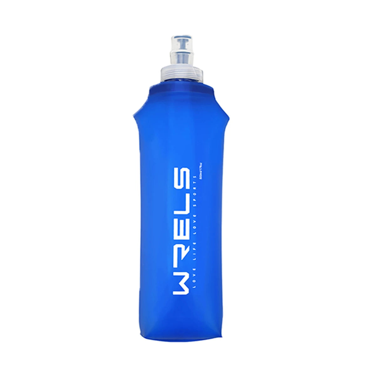 WRELS Collapsible Silicone Water Bottle For Outdoor Camping And Running