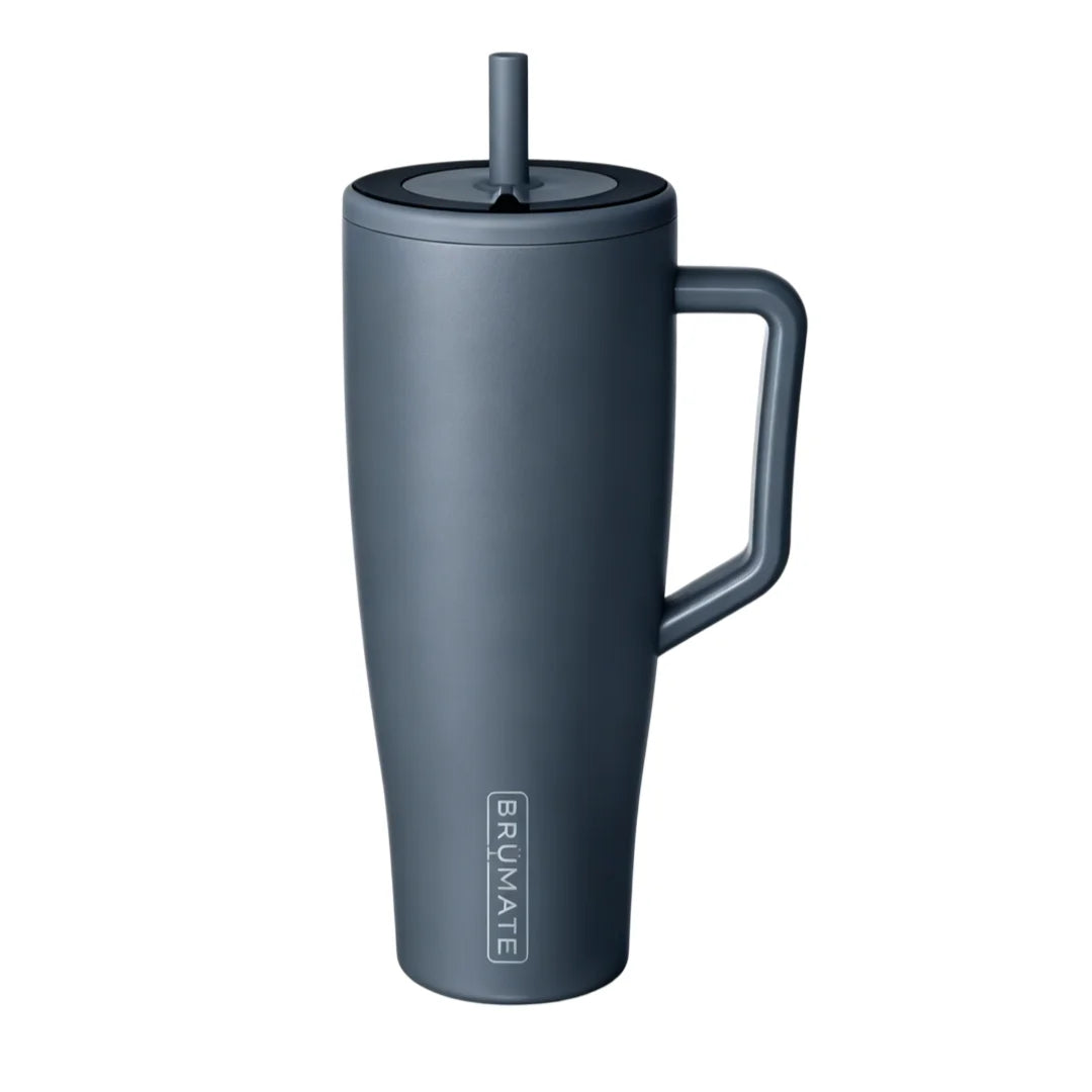 BruMate Insulated Stainless Steel Travel Tumbler With Straw