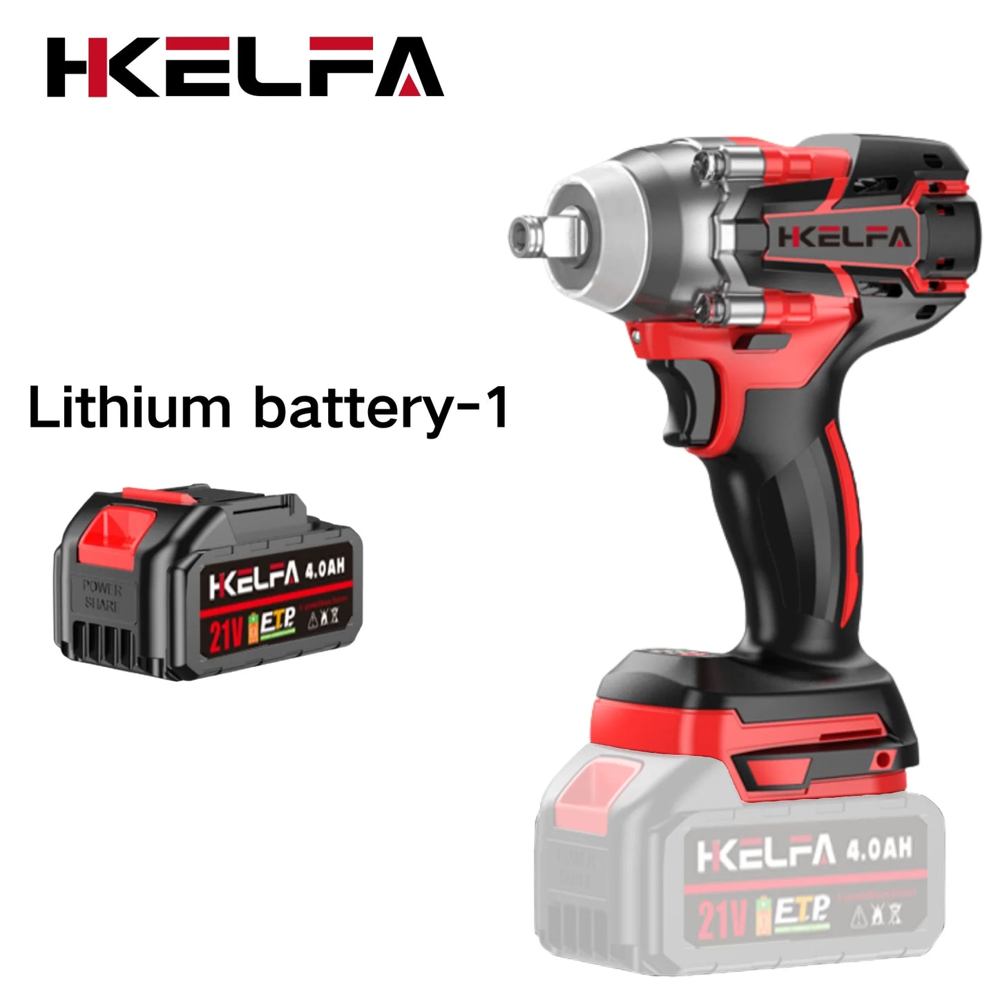 520N.M Brushless Electric Impact Wrench Impact Guns 1/2 Reverse Cordless Electric Wrench for Makita 18V Battery Power Tool