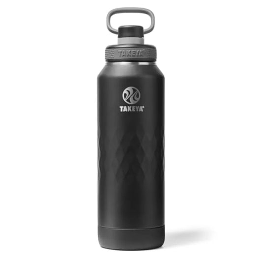 Sport Triple Insulated Water Bottle with Spout Lid and Ice Blocker,- Triple Wall, Leakproof, Stainless Steel Water Bottle for G