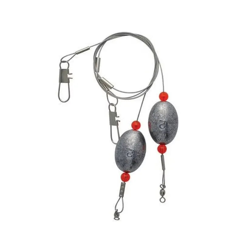 (3 pack) 18" with 2 oz Egg Sinker Great for all sorts of fish in different locations and climates.