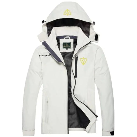Mens Windproof Jacket Waterproof Lightweight Mountain Sport Jacket for Men Hooded Windbreaker Raincoat