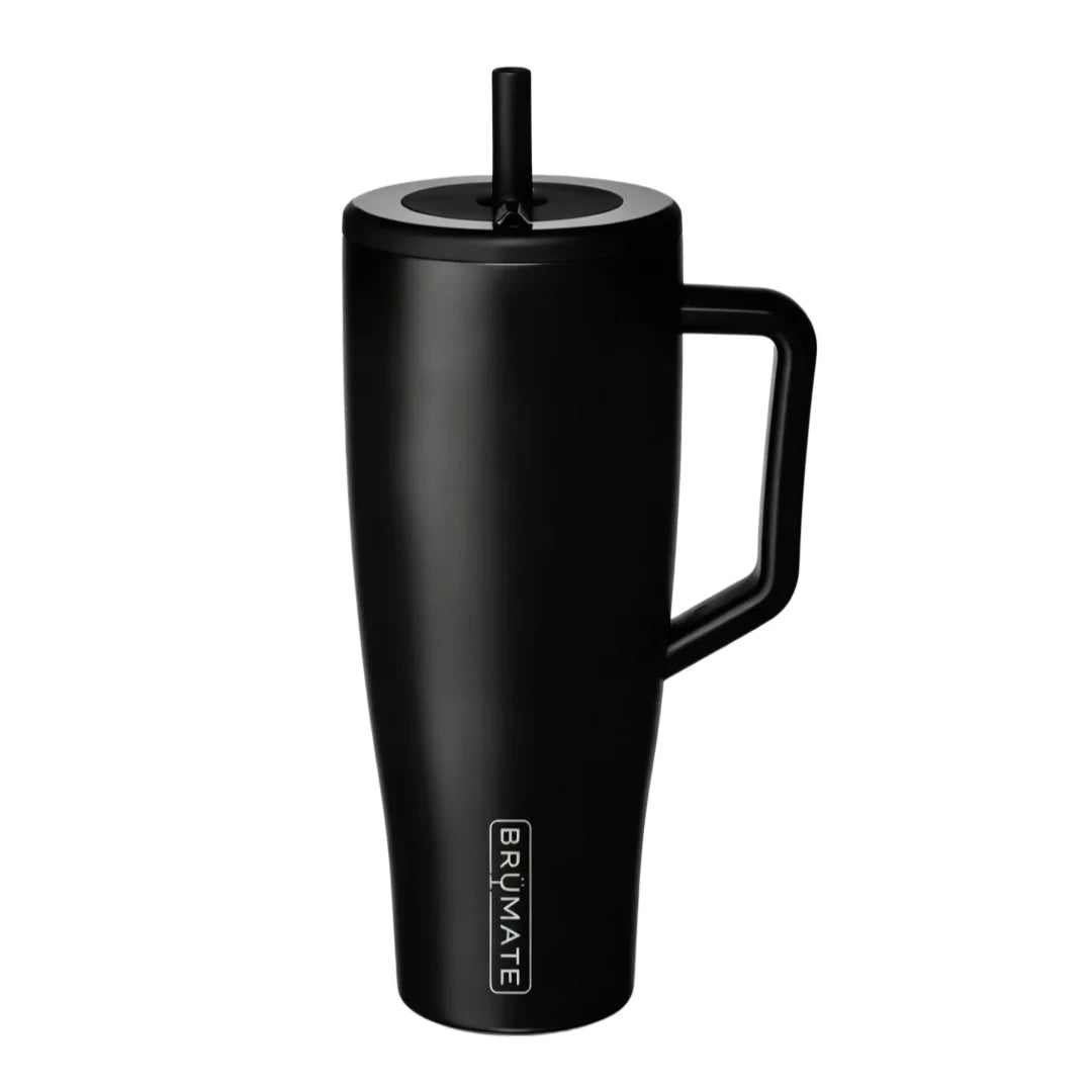 BruMate Insulated Stainless Steel Travel Tumbler With Straw