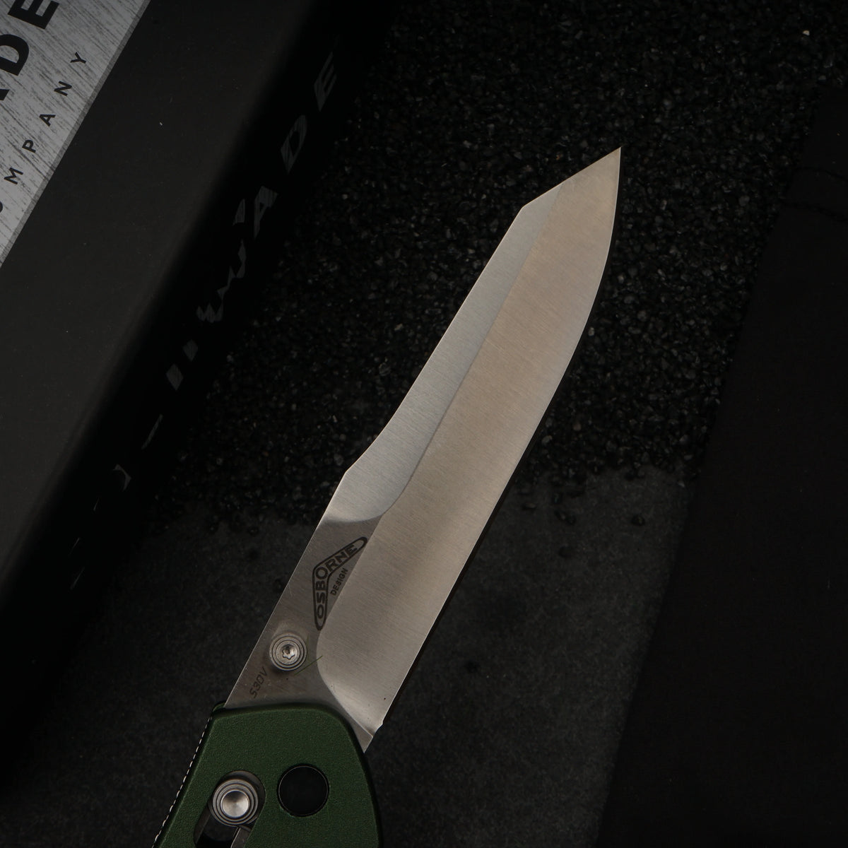 Osborne Bm940 Stainless Steel Drop Point Folding Knife With Aluminum Handle