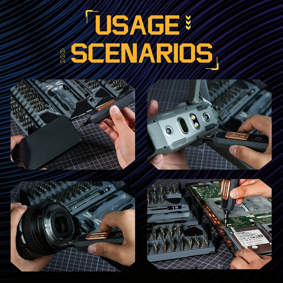 Jakemy Precision Screwdriver Set With Magnetic Bits For Electronics Repair