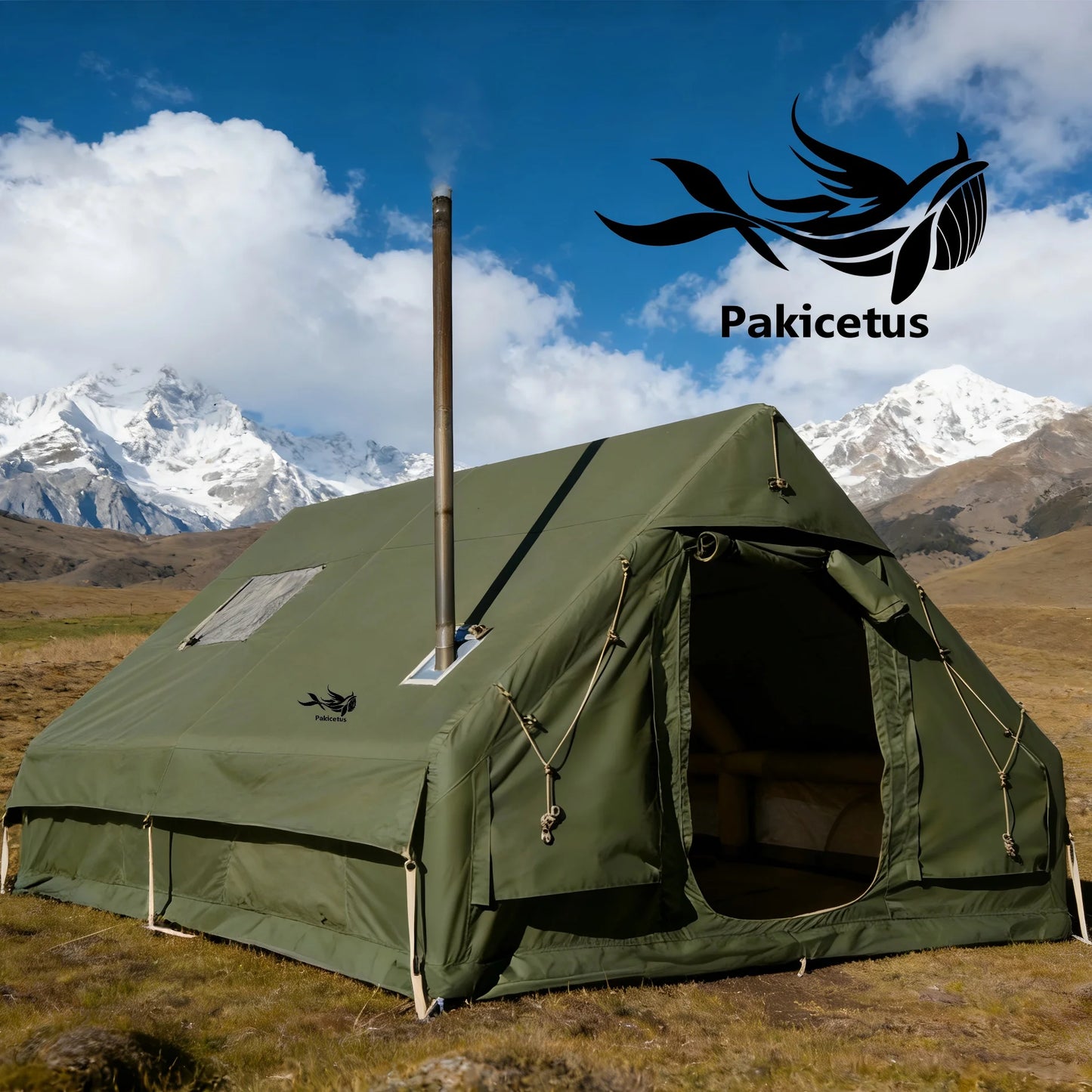 Pakicetus Weather Resistant Inflatable Glamping Tent