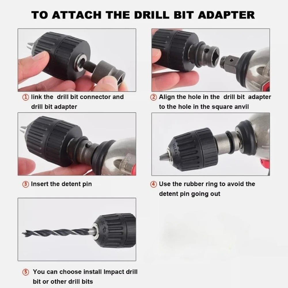Magnitt Brushless Cordless Impact Wrench Electric Driver Power Tool