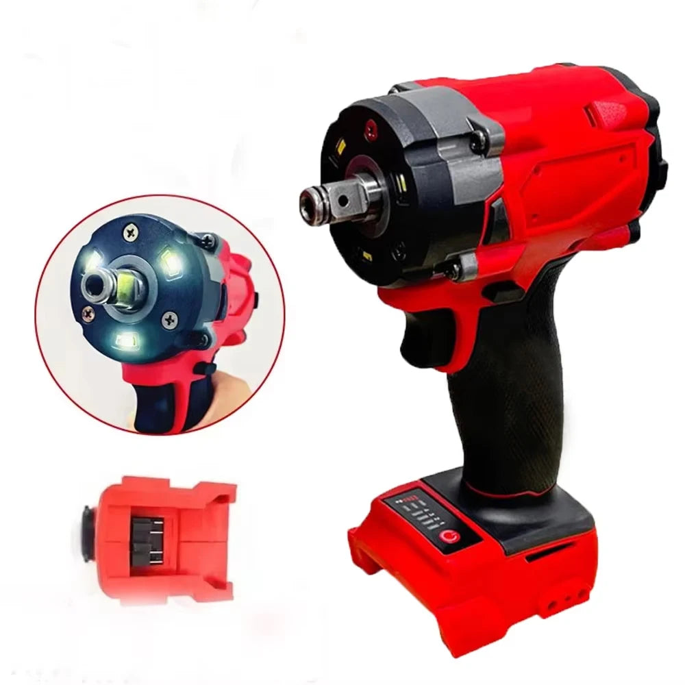 Magnitt Brushless Cordless Impact Wrench Electric Driver Power Tool