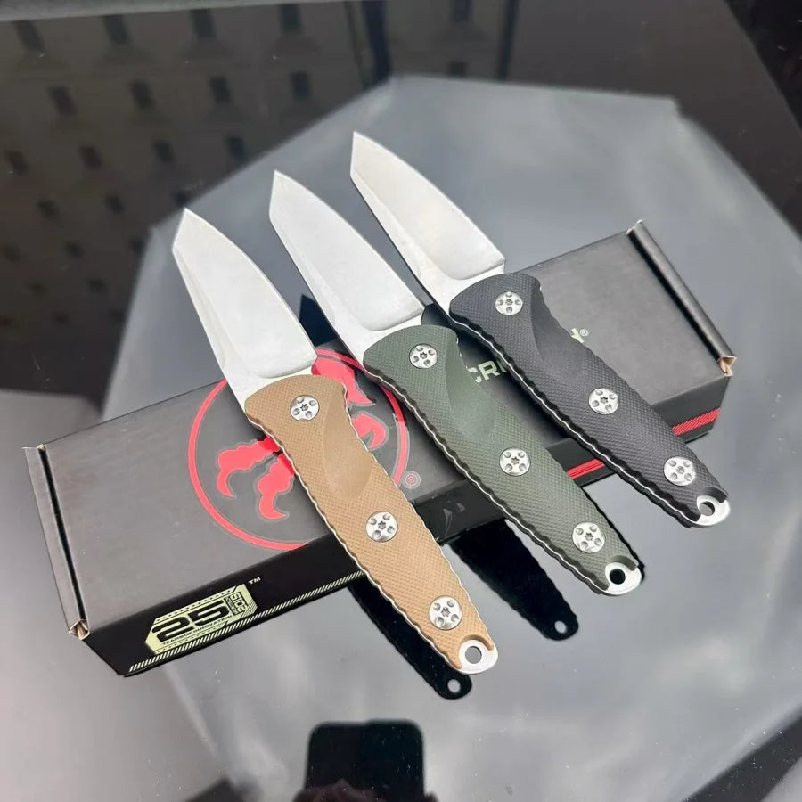 High-quality 93M Professional-level Tactical Knife Outdoor Camping Hiking Survival EDC Tool Fishing Knife for Men As A Gift