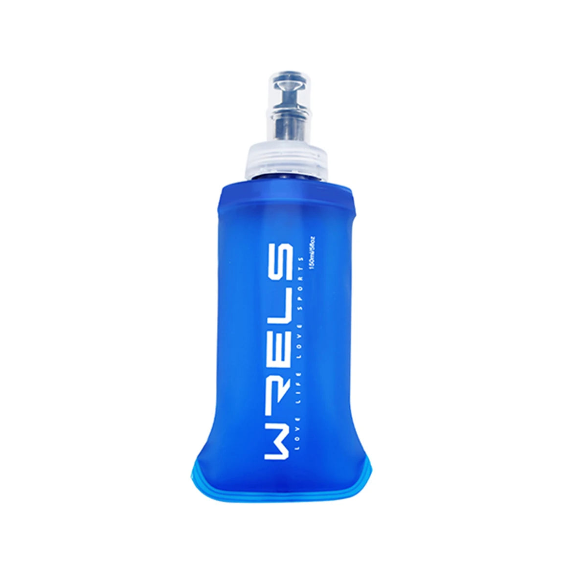 WRELS Collapsible Silicone Water Bottle For Outdoor Camping And Running