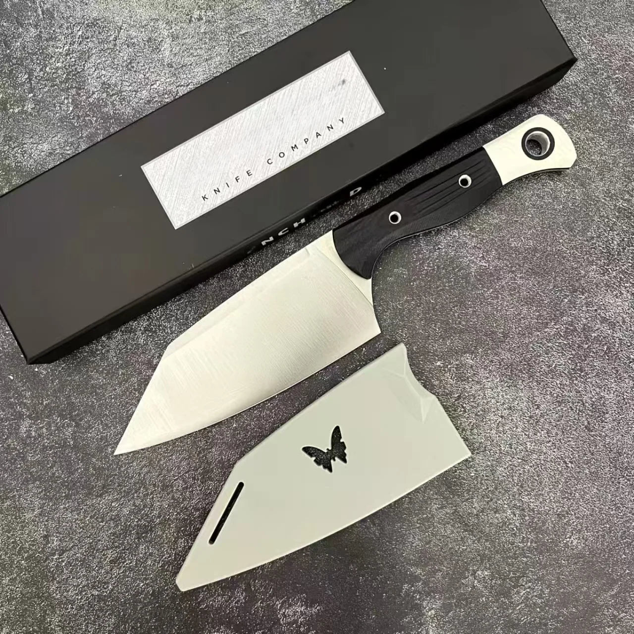 BM4010 Fixed Blade Knife CPM 154 Steel Spear Point Micarta Handle Camping Knife with Sheath for Industrial DIY Grade OEM