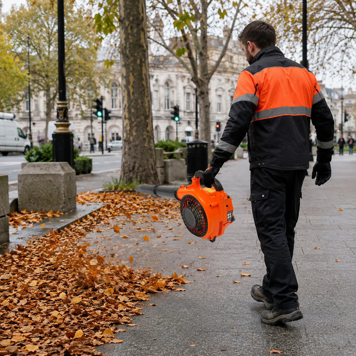 Portable Handheld Gas Powered Leaf Blower For Garden Cleaning
