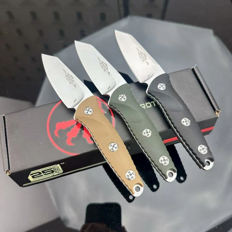 High-quality 93M Professional-level Tactical Knife Outdoor Camping Hiking Survival EDC Tool Fishing Knife for Men As A Gift