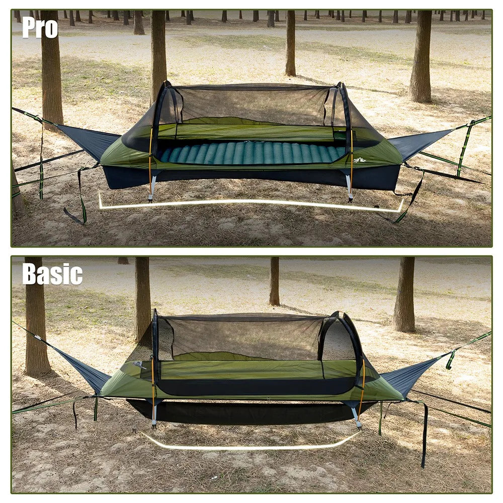 Night Cat Outdoor Hammock Tent With Mosquito Net And Rainfly